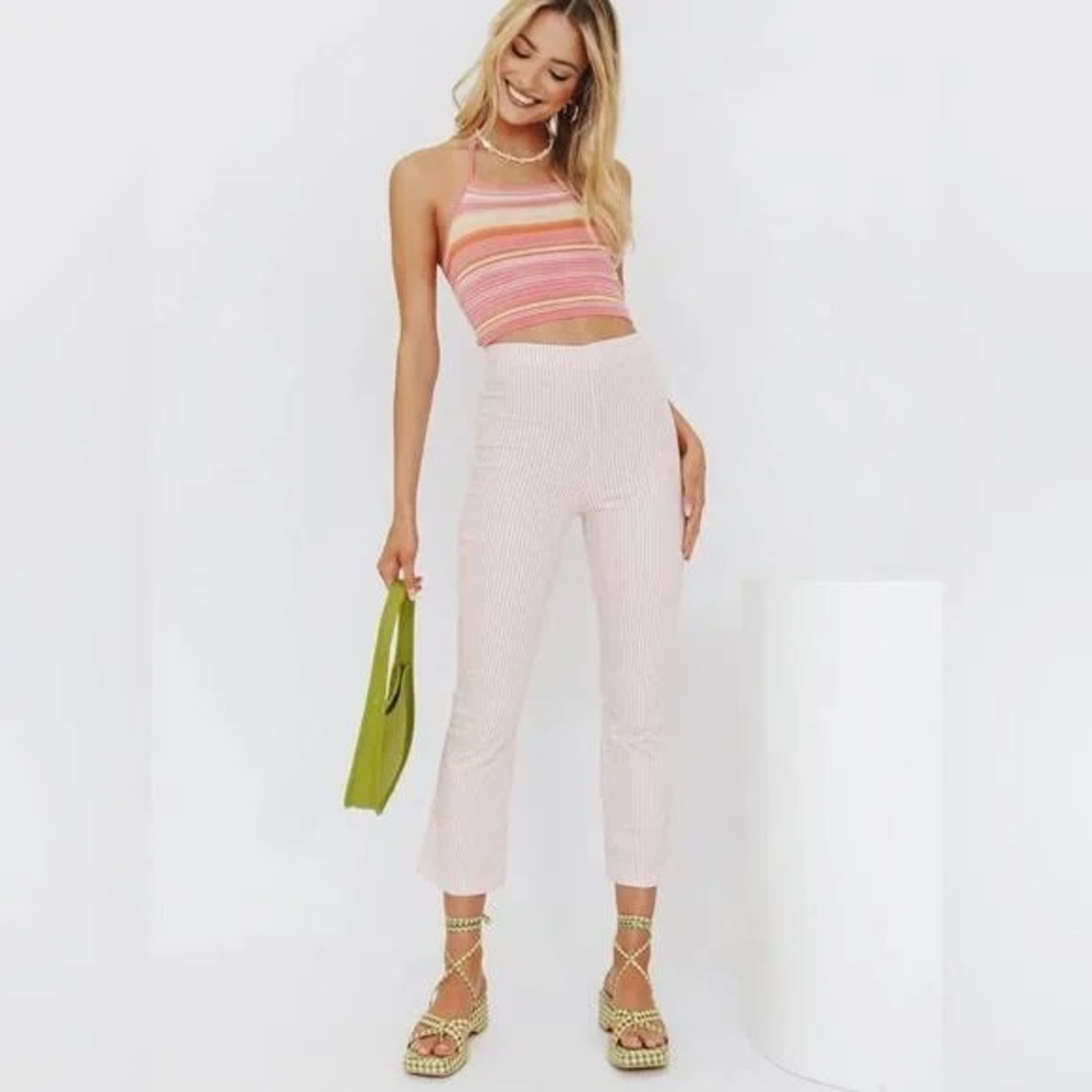 Verge Girl Back to Cali Stripe Pants. Size 8 AU = Size 4 US
